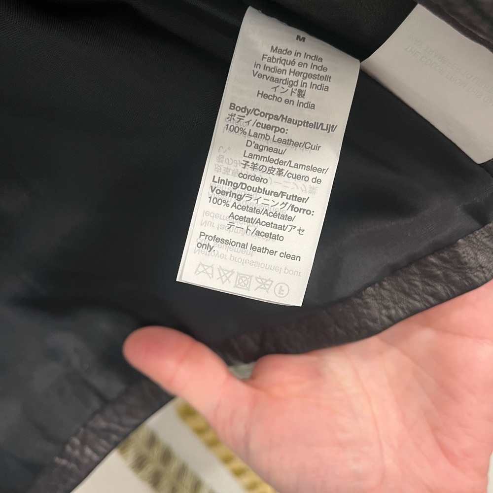 Madewell Black Leather Moto Jacket - Picture 7 of 11